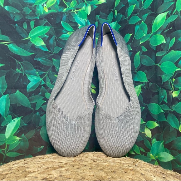 Rothy's Shoes - Rothy’s - The Flat - silver metallic